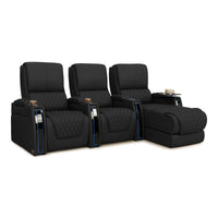 Apex Chaise CoolZeroᵀᴹ Italian Leather Home Theater Seating