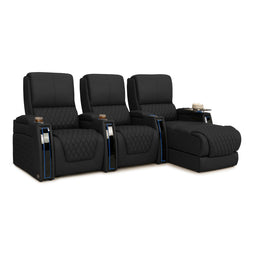 Apex Chaise CoolZeroᵀᴹ Italian Leather Home Theater Seating