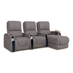 Apex Chaise CoolZeroᵀᴹ Italian Leather Home Theater Seating