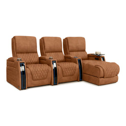 Apex Chaise CoolZeroᵀᴹ Italian Leather Home Theater Seating