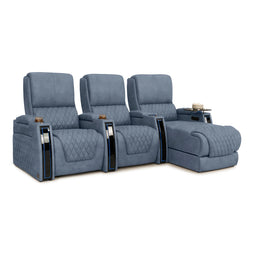 Apex Chaise CoolZeroᵀᴹ Italian Leather Home Theater Seating