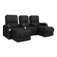 Apex Chaise CoolZeroᵀᴹ Italian Leather Home Theater Seating