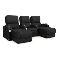 Apex Chaise CoolZeroᵀᴹ Italian Leather Home Theater Seating