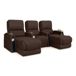 Apex Chaise CoolZeroᵀᴹ Italian Leather Home Theater Seating