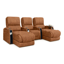 Apex Chaise CoolZeroᵀᴹ Italian Leather Home Theater Seating