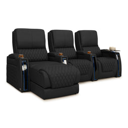 Apex Chaise CoolZeroᵀᴹ Italian Leather Home Theater Seating