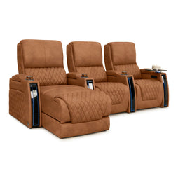 Apex Chaise CoolZeroᵀᴹ Italian Leather Home Theater Seating