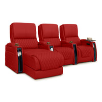 Apex Chaise CoolZeroᵀᴹ Italian Leather Home Theater Seating