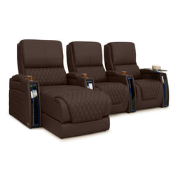 Apex Chaise CoolZeroᵀᴹ Italian Leather Home Theater Seating