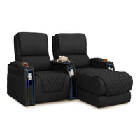 Apex Chaise CoolZeroᵀᴹ Italian Leather Home Theater Seating