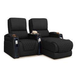 Apex Chaise CoolZeroᵀᴹ Italian Leather Home Theater Seating