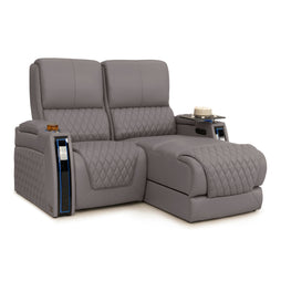 Apex Chaise CoolZeroᵀᴹ Italian Leather Home Theater Seating