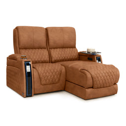 Apex Chaise CoolZeroᵀᴹ Italian Leather Home Theater Seating