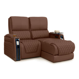Apex Chaise CoolZeroᵀᴹ Italian Leather Home Theater Seating