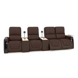 Apex CoolZeroᵀᴹ Console Table Italian Leather Home Theater Seats