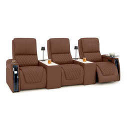 Apex CoolZeroᵀᴹ Console Table Italian Leather Home Theater Seats