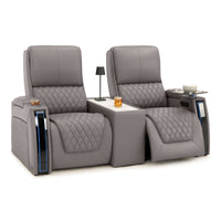 Apex CoolZeroᵀᴹ Console Table Italian Leather Home Theater Seats