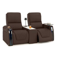 Apex CoolZeroᵀᴹ Console Table Italian Leather Home Theater Seats