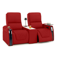 Apex CoolZeroᵀᴹ Console Table Italian Leather Home Theater Seats
