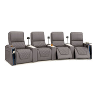 Apex CoolZeroᵀᴹ Wedge Console Italian Leather Home Theater Seats