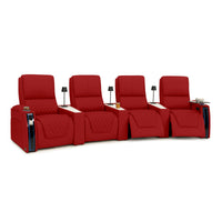 Apex CoolZeroᵀᴹ Wedge Console Italian Leather Home Theater Seats