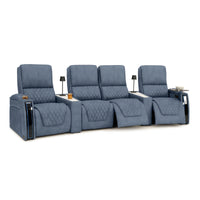 Apex CoolZeroᵀᴹ Wedge Console Italian Leather Home Theater Seats