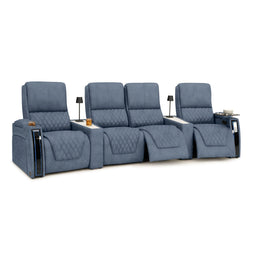 Apex CoolZeroᵀᴹ Wedge Console Italian Leather Home Theater Seats