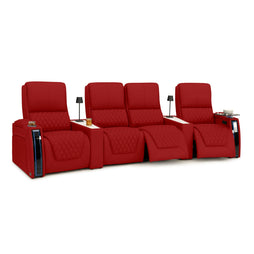 Apex CoolZeroᵀᴹ Wedge Console Italian Leather Home Theater Seats