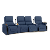 Apex CoolZeroᵀᴹ Wedge Console Italian Leather Home Theater Seats