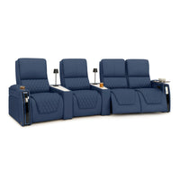 Apex CoolZeroᵀᴹ Wedge Console Italian Leather Home Theater Seats