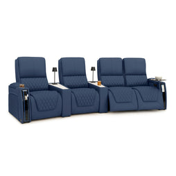 Apex CoolZeroᵀᴹ Wedge Console Italian Leather Home Theater Seats