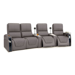 Apex CoolZeroᵀᴹ Wedge Console Italian Leather Home Theater Seats