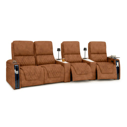 Apex CoolZeroᵀᴹ Wedge Console Italian Leather Home Theater Seats