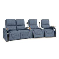 Apex CoolZeroᵀᴹ Wedge Console Italian Leather Home Theater Seats