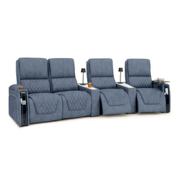 Apex CoolZeroᵀᴹ Wedge Console Italian Leather Home Theater Seats
