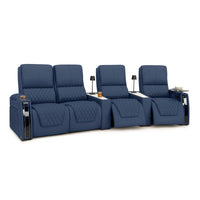 Apex CoolZeroᵀᴹ Wedge Console Italian Leather Home Theater Seats