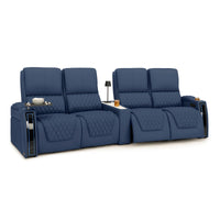 Apex CoolZeroᵀᴹ Wedge Console Italian Leather Home Theater Seats