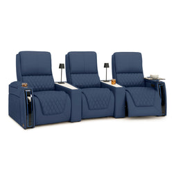 Apex CoolZeroᵀᴹ Wedge Console Italian Leather Home Theater Seats