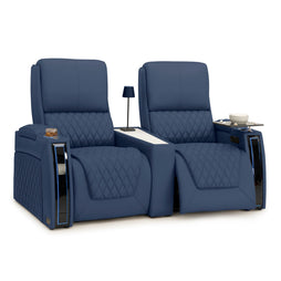 Apex CoolZeroᵀᴹ Wedge Console Italian Leather Home Theater Seats