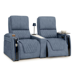 Apex CoolZeroᵀᴹ Wedge Console Italian Leather Home Theater Seats