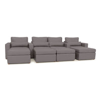 Wilshire Home Theater Modular Chaise Sofa