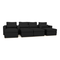 Wilshire Home Theater Modular Chaise Sofa