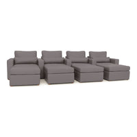Wilshire Home Theater Modular Chaise Sofa