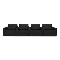 Wilshire Home Theater Modular Chaise Sofa