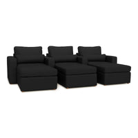 Wilshire Home Theater Modular Chaise Sofa