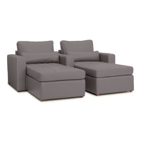 Wilshire Home Theater Modular Chaise Sofa