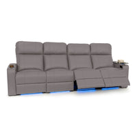 Julius Italian Leather Big & Tall Home Theater Seats