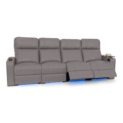 Julius Italian Leather Big & Tall Home Theater Seats