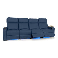 Julius Italian Leather Big & Tall Home Theater Seats