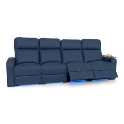 Julius Italian Leather Big & Tall Home Theater Seats